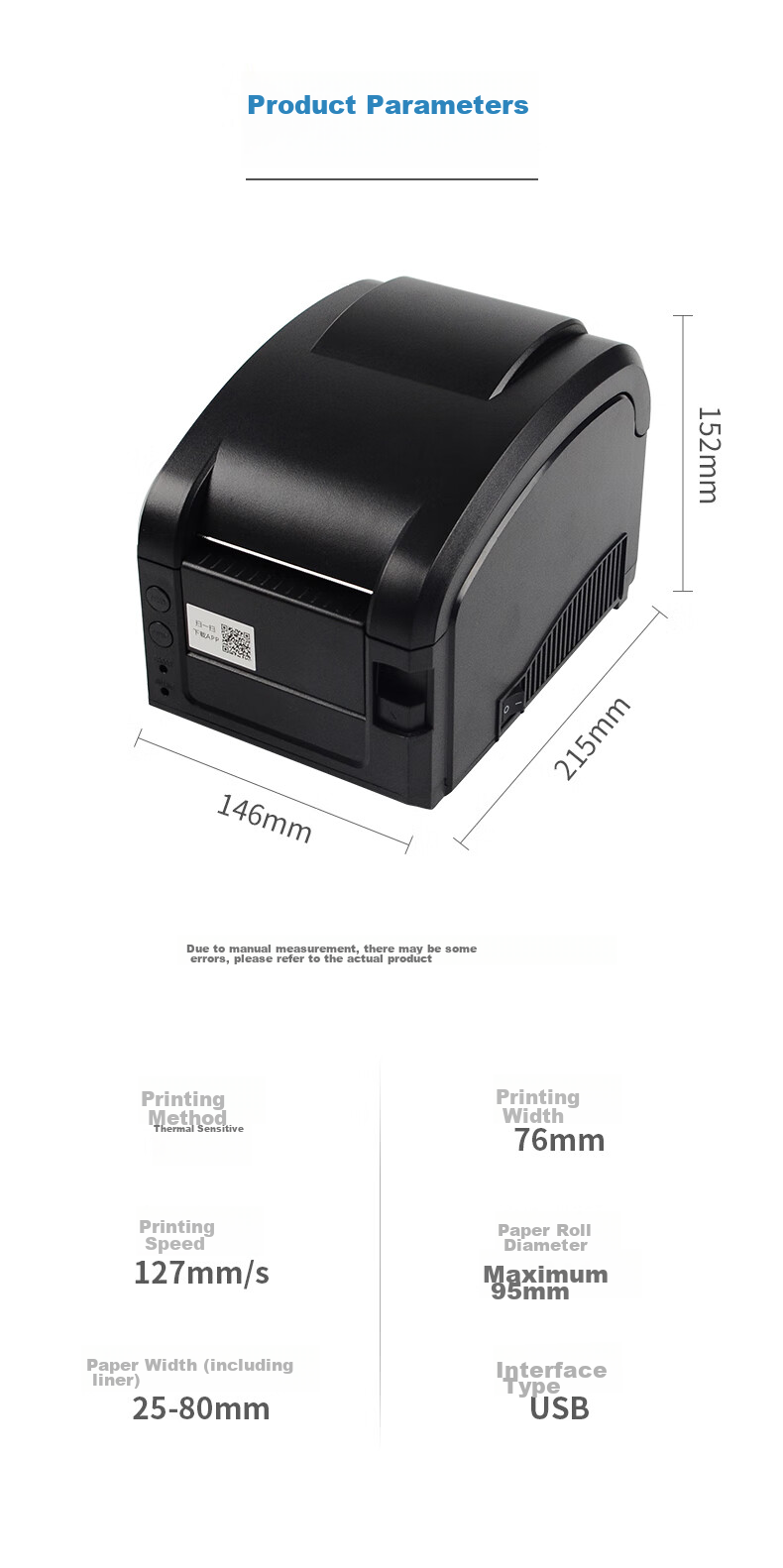 Gprinter GP-3120TL Thermal Label Printer, Computer USB Version, Adhesive Label Machine for Clothing Tags, Bubble Tea Shops, And E-commerce Printing 20