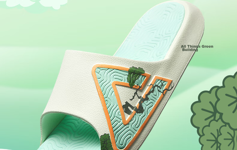 PEAK Taiji [Xiyu] Sports Slippers, Summer Non-Slip Versatile Sandals, Thick-Soled Soft Cushion Beach Shoes, DL420267 3