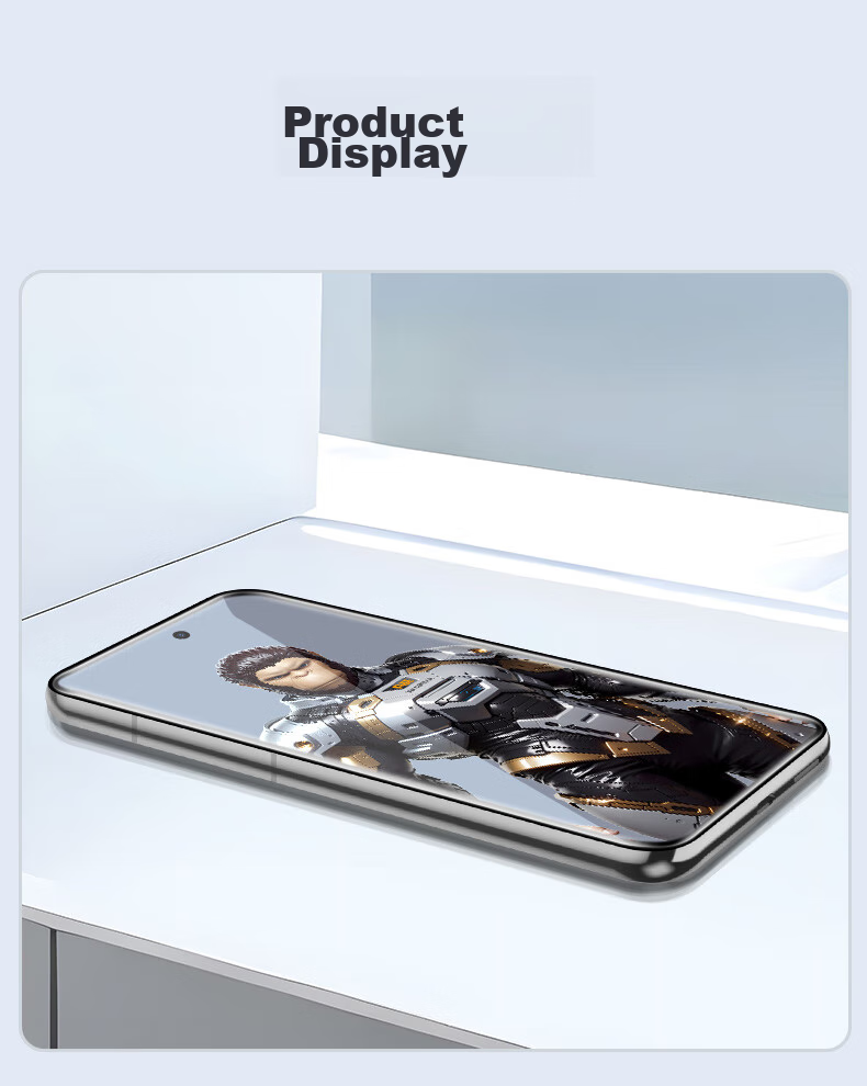 Lanxingxiansheng [95% Light Transmission] Tempered Glass Screen Protector for Huawei Pura70Ultra, Pura70Pro/Pro+ Phone Film, Curved Full Adhesive AR Enhanced Transparency Anti-Reflective Protective Film 16