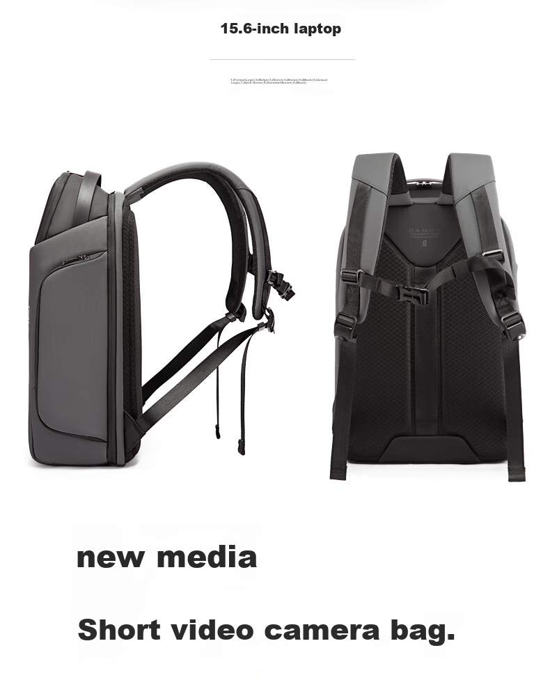 Bange Professional Photography Camera Bag, Drone Disassembly Multifunctional DSLR Mirrorless Camera Backpack, Digital Storage Backpack, Gray 15