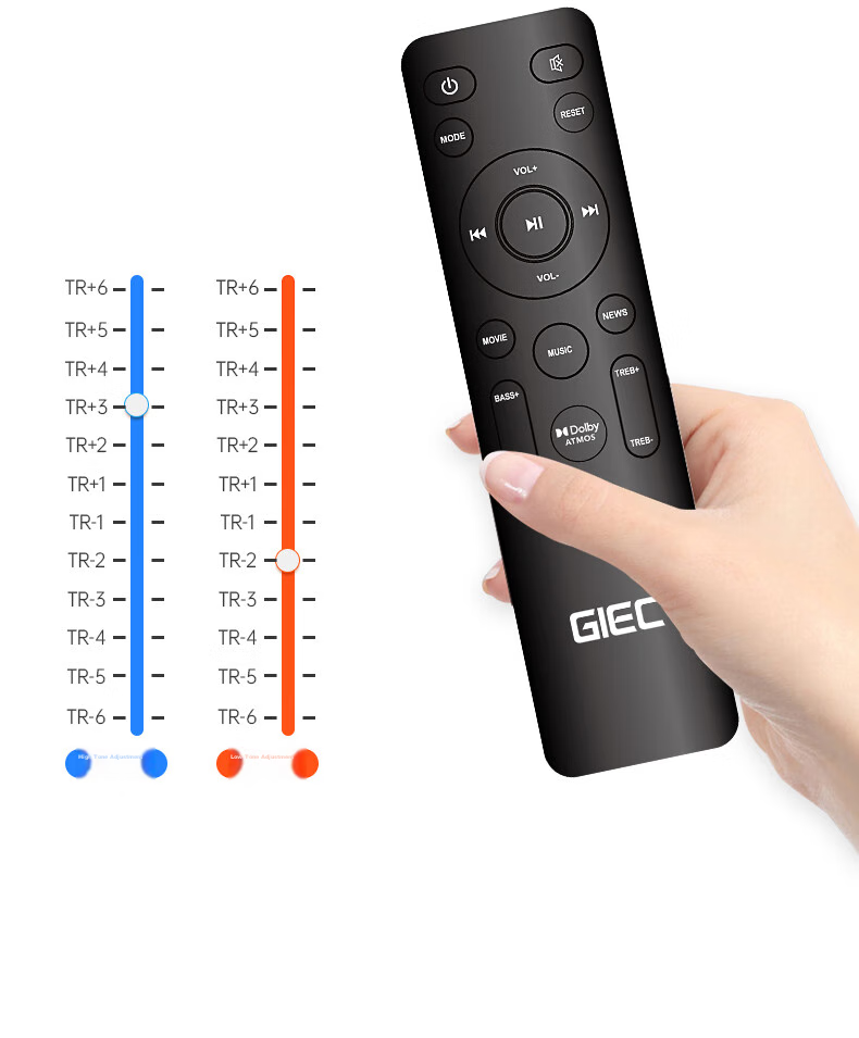 GIEC HA-960D Plus Soundbar TV Speaker, 5.1.2 Dolby Atmos Home Theater System, Living Room Surround Projector Wireless Speakers 29