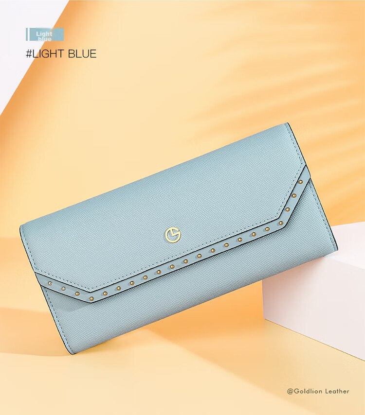 Goldlion Women's Wallet, Fashionable Long Style, Large Capacity Purse, Gift Box, Birthday Present 28