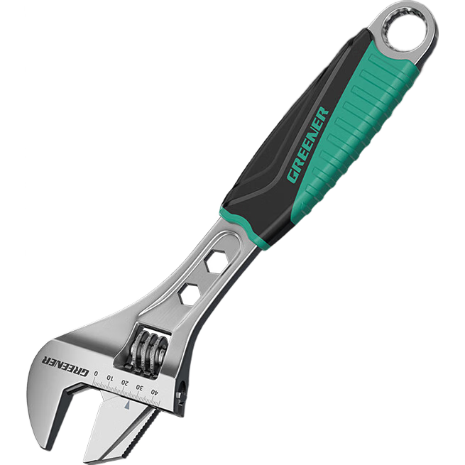 GREENER Multi-Functional Adjustable Wrench, 12-Inch Open-End Wrench for Home And Plumbing Use