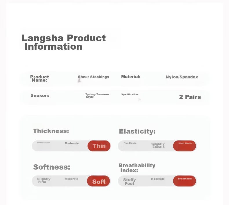 LangSha Crotchless Pantyhose, 0D Sexy Ultra-Thin Toe Point Full Transparent Summer Thin Invisible Tights Pantyhose, 2 Pairs 10