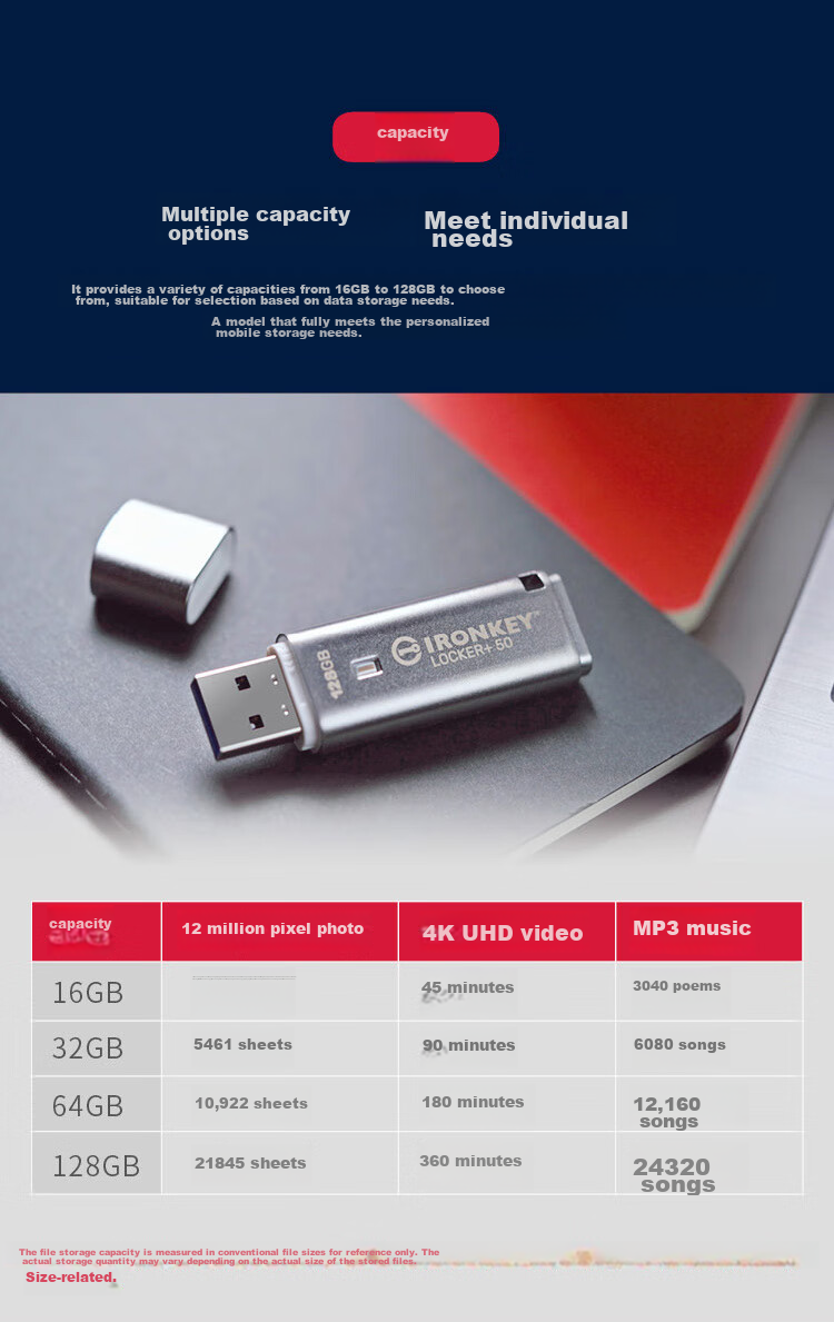 Kingston 64GB USB3.2 Gen1 Flash Drive, DTMC3G2, Silver Metal, Mini Car USB Drive, High Capacity, Read Speed 200MB/s, Thumb Drive 4