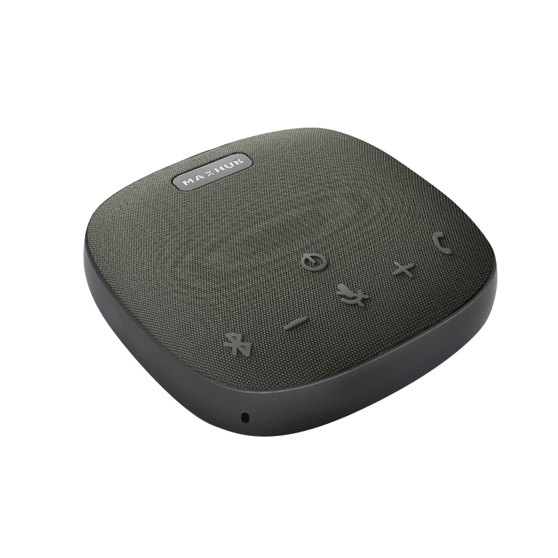 MAXHUB Video Conference Omnidirectional Microphone/360° 4-Meter Pickup, Bluetooth Wireless Connection, Desktop Speaker/10-20㎡ Meeting Room Solution BM12