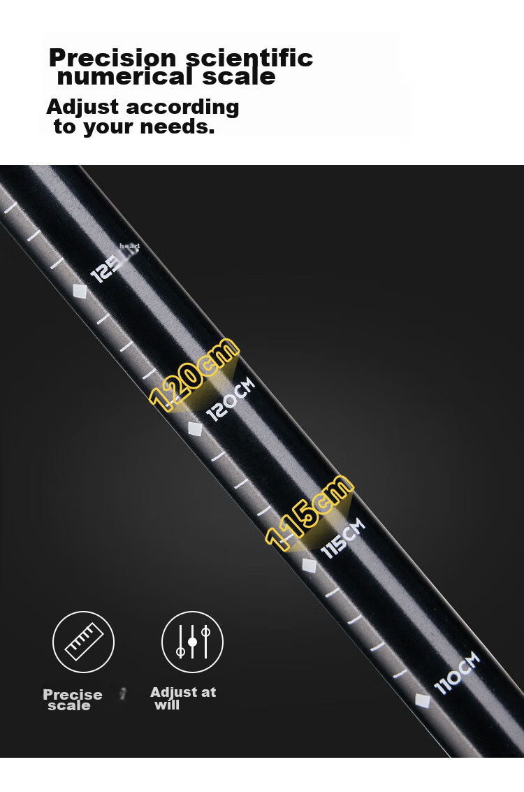 Pelliot [Light Wing AL] Hiking Pole, Adult Outdoor Telescopic Climbing Cane, Trekking Walking Stick, 166036025 Gree 12