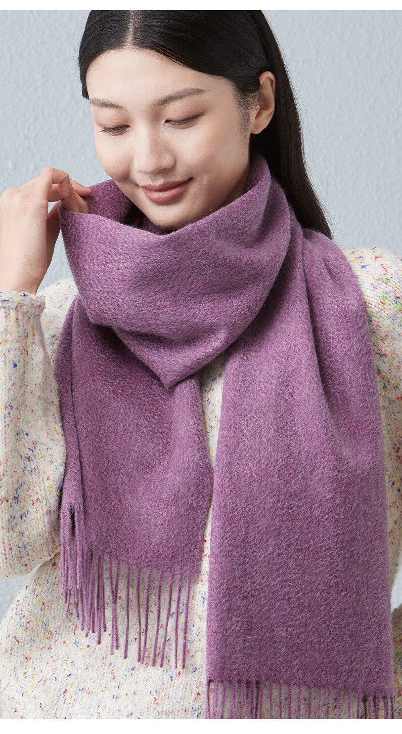 Hodo 100% Cashmere Scarf for Women, Winter Warm Thick Neck Warmer, Birthday Gift Box for Mom And Girls 17