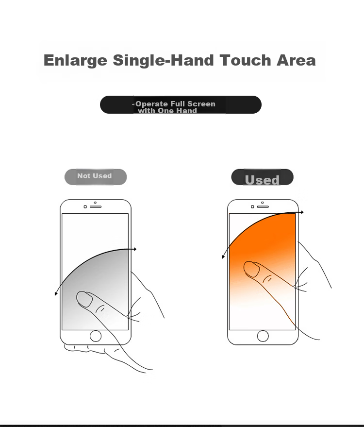 ESCASE Phone Stand Ring Holder Metal Ring Clip Slim Compatible with Huawei IPhone Samsung Xiaomi Honor Apple Phone Magnetic Car Mount Stand 7Plus Jazz Black 11