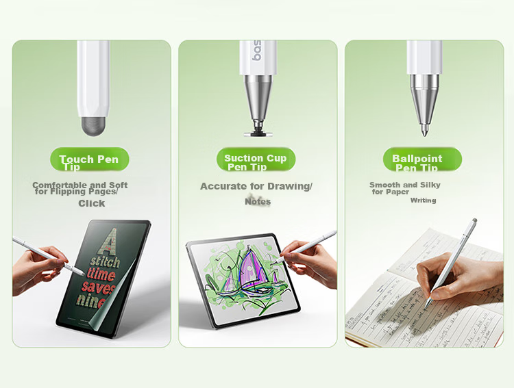 BASEUS Capacitive Stylus, Touchscreen Pen, Writing Pen, Switch Tablet Pen, Magnetic Phone Compatible, Suitable for 2026 IPad, Apple, Huawei, Xiaomi, Honor, Apple Pencil 5