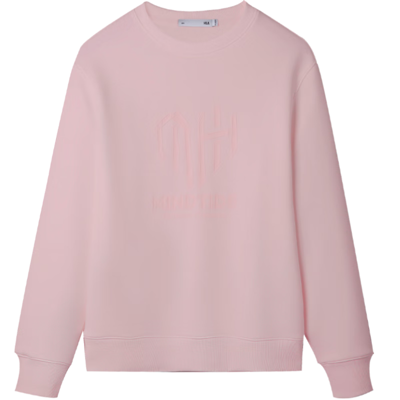 HLA Sweatshirt for Men, Spring Season, Round Neck Pullover, Exquisite Embroidery, Long Sleeves