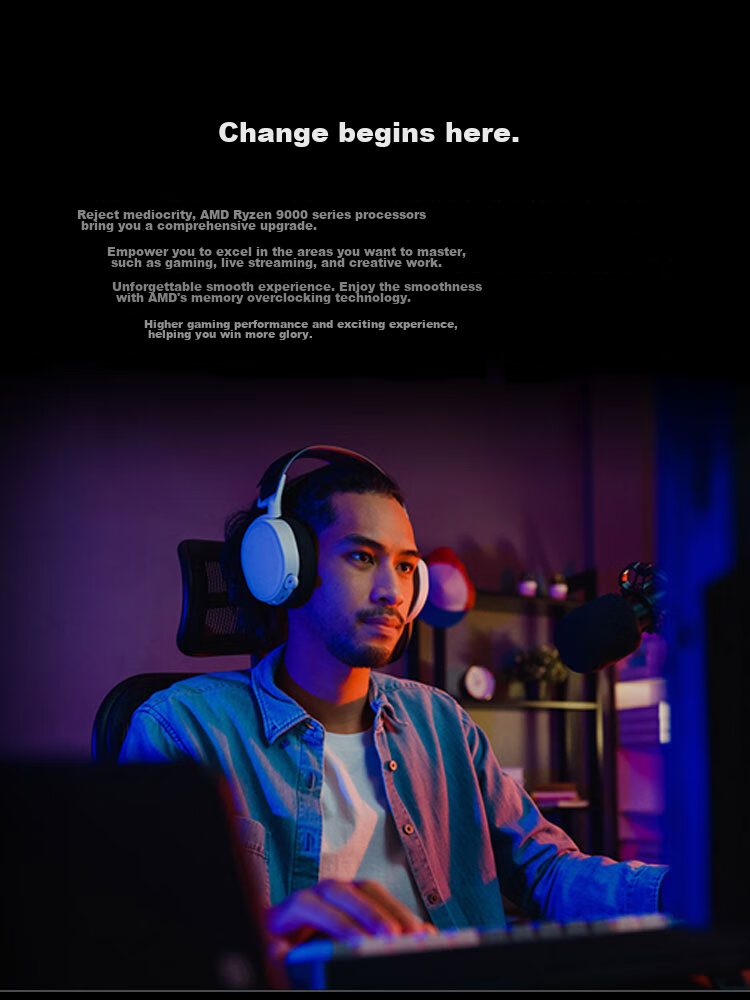AMD Ryzen 5 9600X Processor (R5), 4nm, 6 Cores 12 Threads, Max Boost Clock up to 5.4GHz, Boxed CPU, Smooth Gaming for Valorant/Delta/CSGO 5