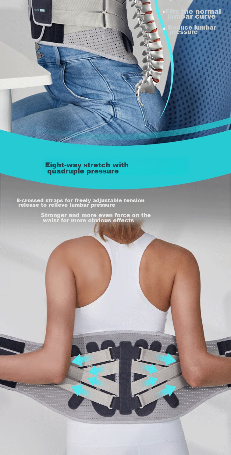 AIRPOP Back Support Belt for Herniated Disc, Lumbar Muscle Strain, Medical Device for Lumbar Disc Herniation, Summer Wear, Medical Back Brace for Prolonged Sitting 8