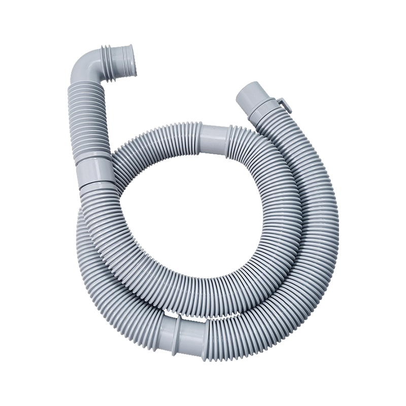 Lelandi Compatible with Haier Top-Loading Washing Machine Drain Hose Extension Pipe, Drainage Hose, Outlet Hose, Flexible Hose, Universal Elbow, 40mm, 1.5 Meters Long with Clamp, L8150