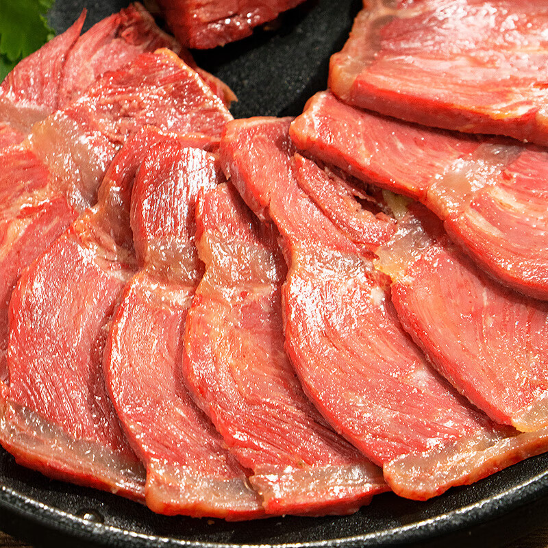 月盛斋 清真牛肉 中华老字号 酱卤熟食牛肉零食 红烧牛腱100g 开袋即食