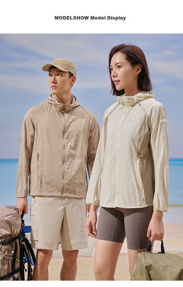 TOREAD Sun Protection Jacket for Men, Spring And Summer Breathable UV-Resistant UPF50+, Skin-Friendly Clothing, Outdoor Water-Repellent Sun Protection Thin Coat 9