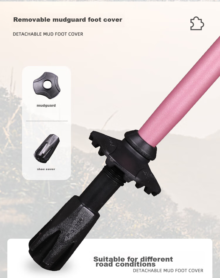 Pioneer Tianlangxing 9 Series Trekking Pole, Carbon Fiber And Aluminum Alloy Folding Model, Extendable Outdoor Walking Stick for Elderly, Qingsha 15