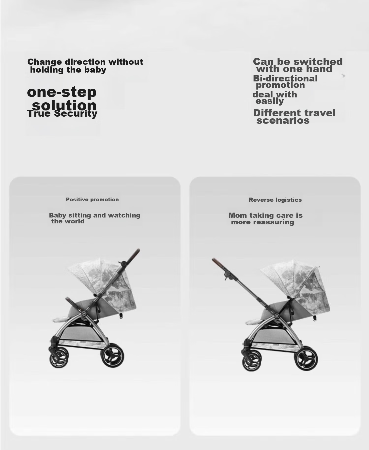 Gb Stroller Can Sit And Lie Down, Reversible, Lightweight, High-View, Baby Walking Stroller, Safety Cabin No. 2 E5011 Baixuesha 15