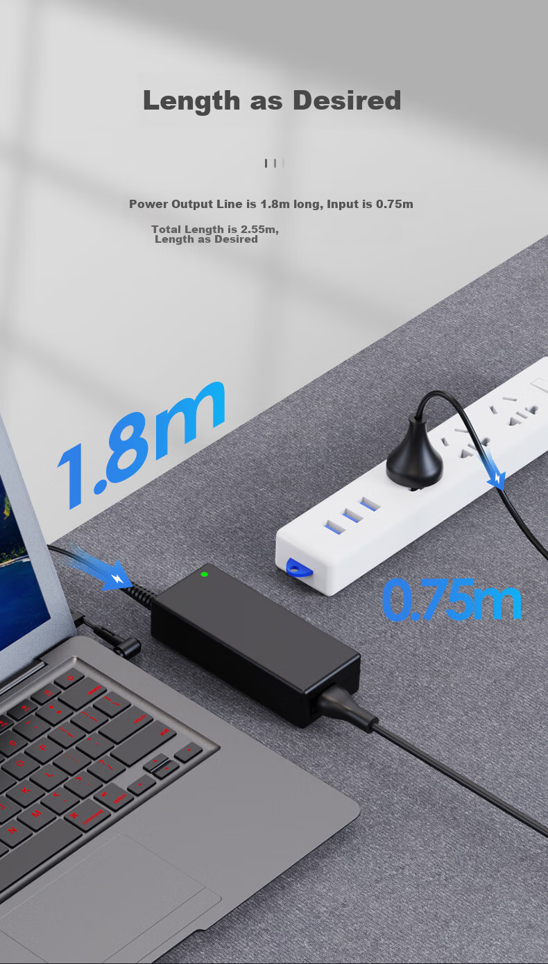 Elei Hengji Laptop E1-471G 472G 570 571 E5-473G Charger Power Adapter Cable Accessory, 19V3.42A 65W S3-391 5517 6