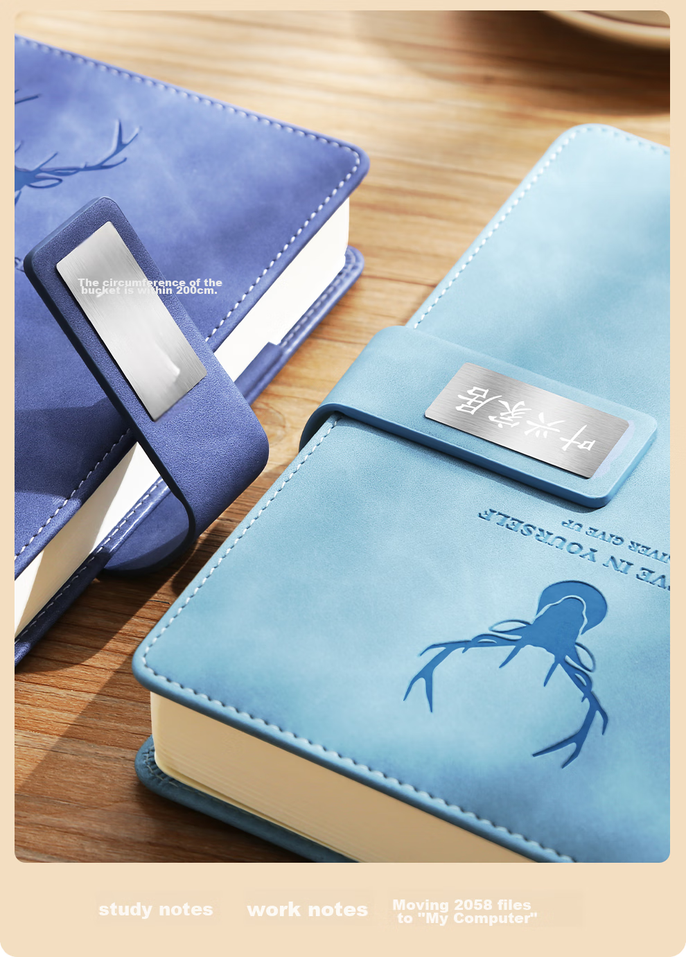 Jiaranheng A5 Green Notebook, Extra Thick Business Journal, Simple And Thick College Student Diary, Office Stationery, Leather Cover Notebook, Work Book, Meeting Record Book, Customizable 6