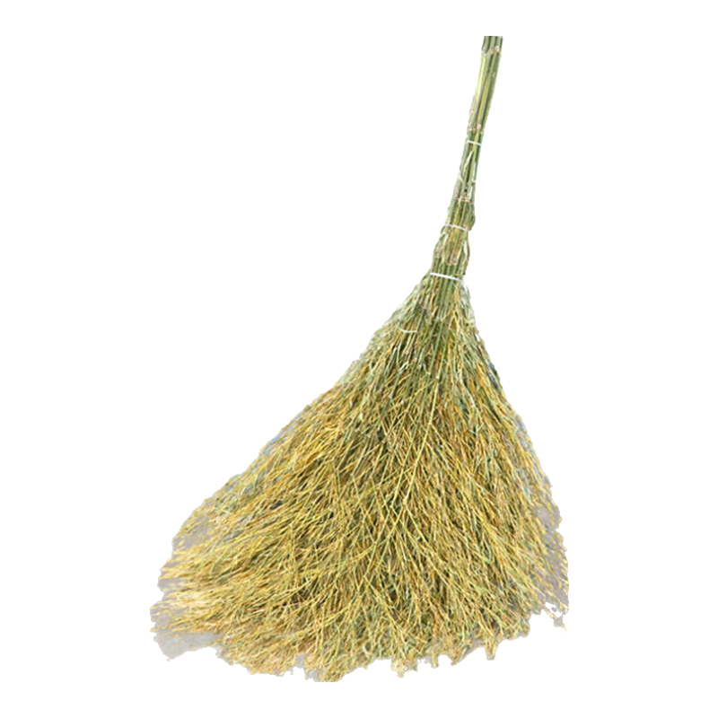 Yaohe Large Traditional Bamboo Broom for Street Sweeping, Courtyard And Outdoor Use, Factory Workshop Special Broom, Integrated Design with Five Pieces Per Set