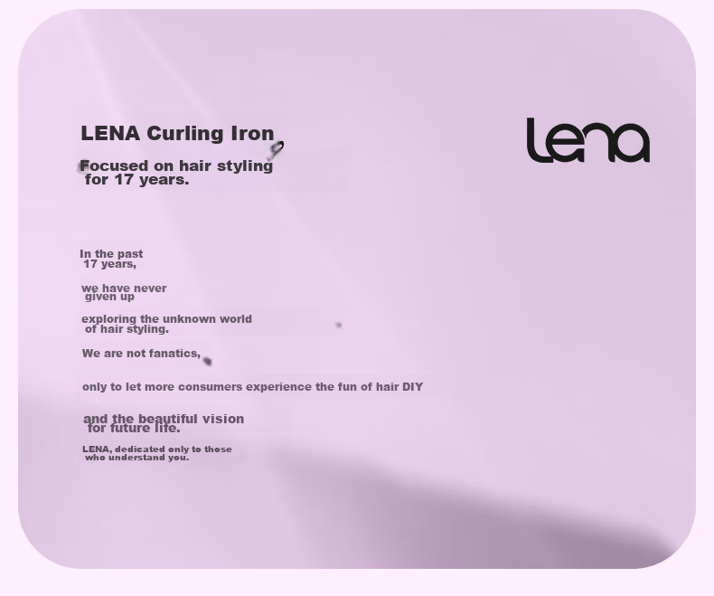 Lena Curling Iron, Wool Curl, 16mm Egg Roll, Noodle Head, Flat Iron, Hair Curling Tool, Ultra-Thin Electric Curler, Bangs Small Fine Curl, Gift, LN-S15 Portable for Travel 18