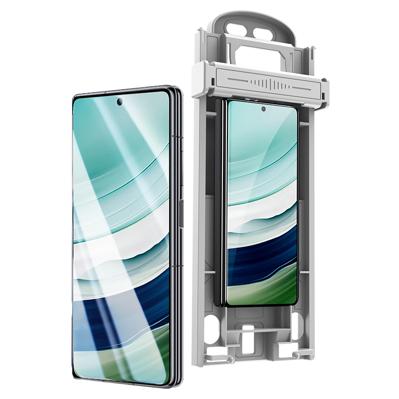 Smorss [2 Ceramic Film Pieces | Premium Dust Removal Chamber] Screen Protector for Huawei Mate X5, Full Adhesive, X3/X5 Collector's Edition Non-Tempered Glass Protective Film, Anti-Scratch, HD Clear, Anti-Fingerprint