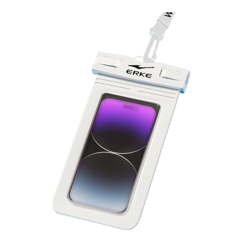 ERKE Waterproof Phone Case, Diving Pouch, Underwater Photography Gadget, High-Definition Waterproof, Touchscreen Compatible, Rainproof Case for Food Delivery Riders