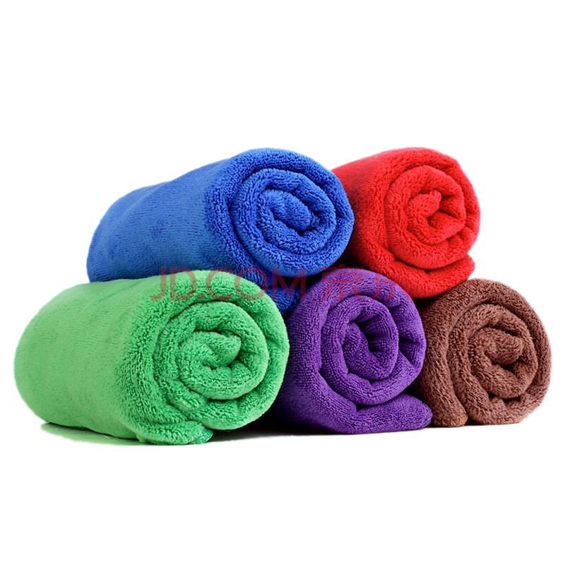 Good Weather Cleaning Cloths for Car Washing, Glass Cleaning, Housekeeping, Janitorial, And General Cleaning - Mixed Colors, 5 Pieces, 40*40 Cm
