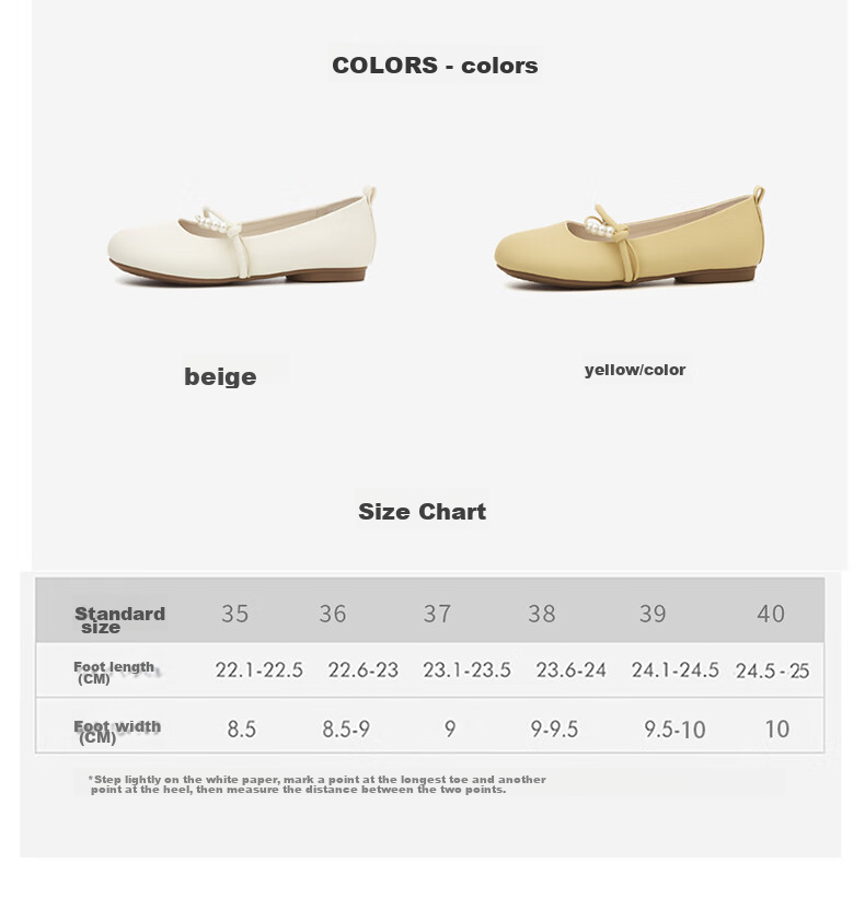 DAPHNE Fairy-Like Gentle Women's Flat Shoes with Soft Soles, Mary Jane Shoes, Evening Shoes for Women 4623101127 Yellow 35 7