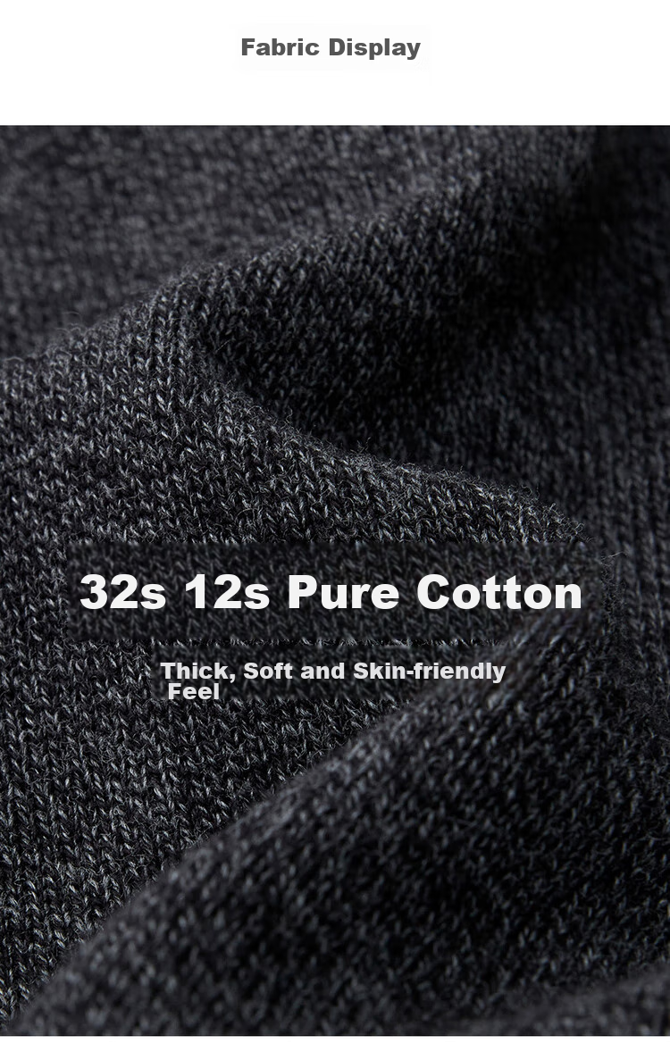 Giordano Men's Shirt Collar Knit Sweater, Anti-Pilling Lapel Sweater, Pure Cotton Men's Long-Sleeve Polo Shirt 18054612 6