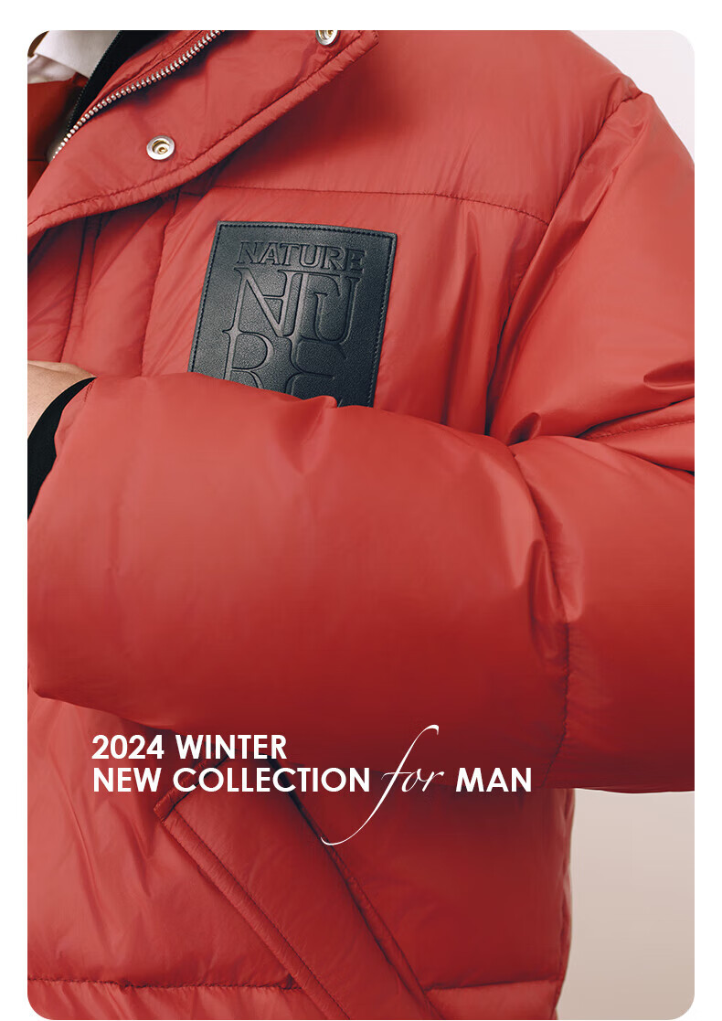 GXG Men's Wear, Commuter Stand-Collar Blazer, Winter 2024 New Product, Black, 170/M 10