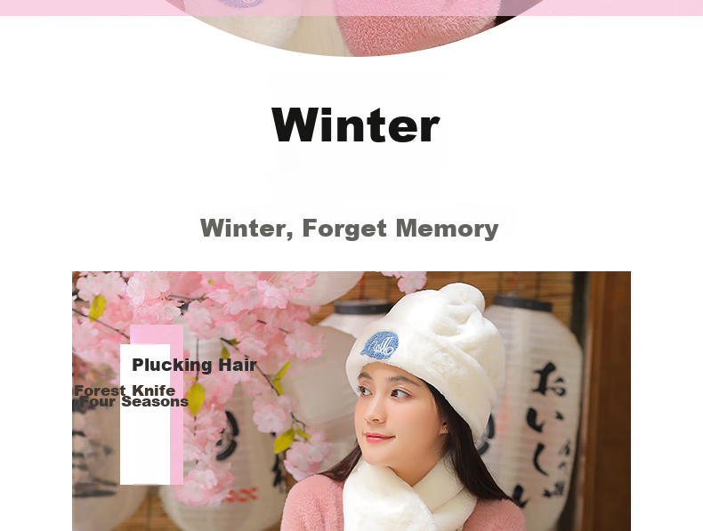 677888 [Gift Box] Three-Piece Set: Hat, Scarf, Women's Gloves And Neck Warmer for Autumn And Winter 2026 New Style Birthday Gift for Girls 16