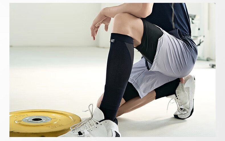 LP 270Z Professional Warm Basketball Running Sports Shin Guard, Thin Leg Protector for Men And Women, Black, Size L 2