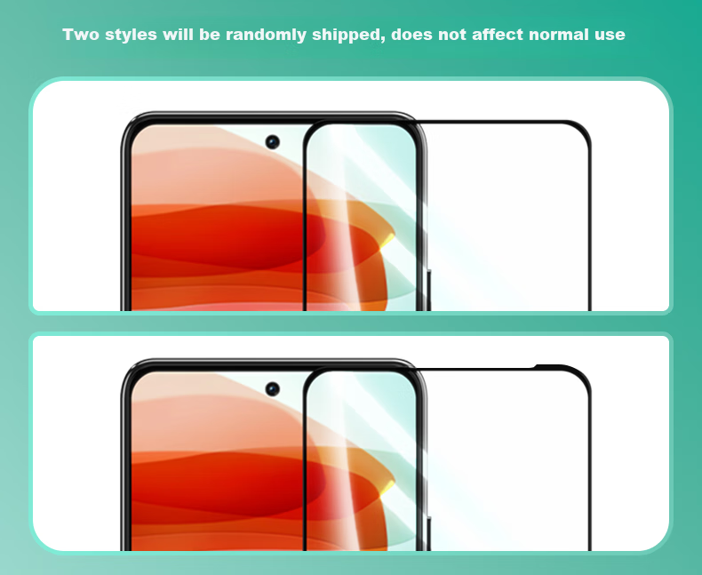 LLUNC Tempered Glass Screen Protector for Xiaomi Redmi Note9, Full Coverage Protective Film, HD Clear Anti-Drop Ultra-Thin Glass Anti-Fingerprint Protective Phone Film 1