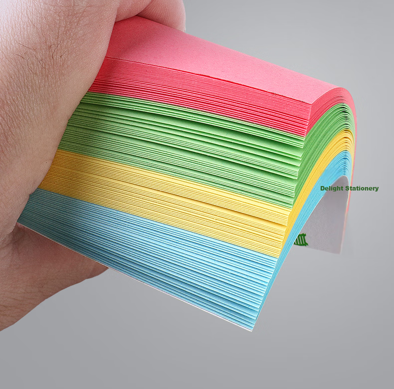Dile Gradient Transparent Pearl Pull-Out Sticky Notes Strong Adhesive Memo Pads for Students Office Supplies Labels 126 Sheets/Roll BF01-081 Anxiety-Free Single Pack 8