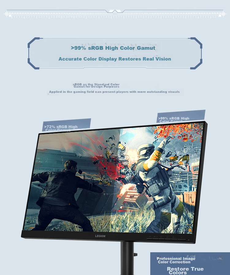 Lenovo Savior 27-Inch Curved Screen, Native 180Hz, Eye-Protecting High Color Gamut, Height Adjustable And Rotatable, 1500R Golden Curved Y7000P Gaming Monitor, R27qc-30 12