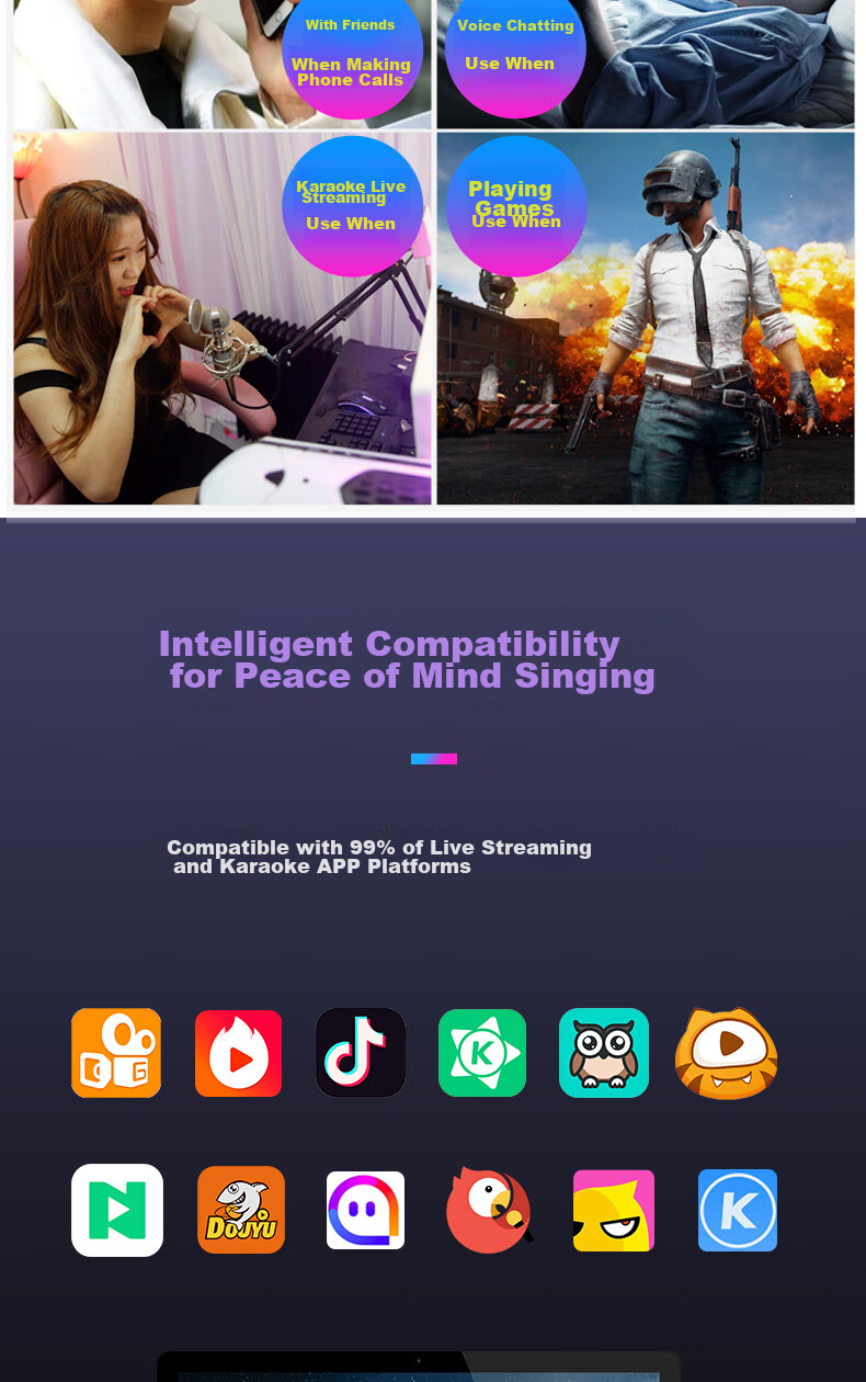 Mailang (Malau) S3 Voice Changer [Universal Version], Mobile Real-Time Voice Transformer for Male to Female And Male to Male, Live Streaming Karaoke Sound Card, Voice Call Computer Gaming Voice Modulator 16