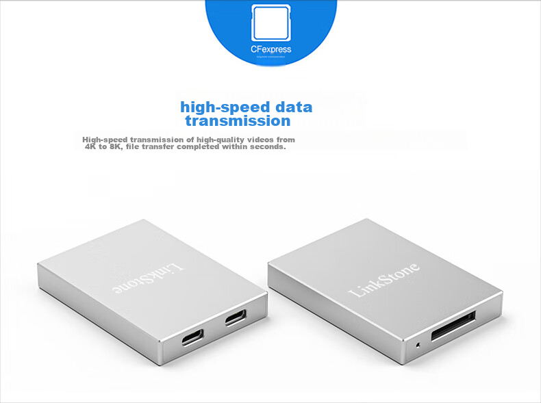 LinkStone CFeA Card Reader USB3.2 + Dual-Port Sony A7M4, FX6, A1 Camera High-Speed CFe Card Reader Supports CFexpress Type A And Cfa Memory Cards 10
