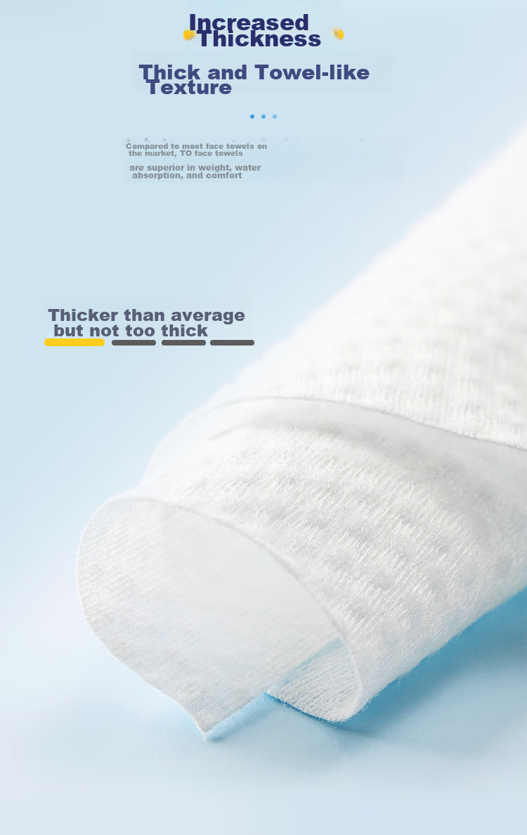 ITO Thickened Roll Disposable Face Towels Makeup Cotton Pads 250g*3 Rolls Wet And Dry Use Gift for Wome 13