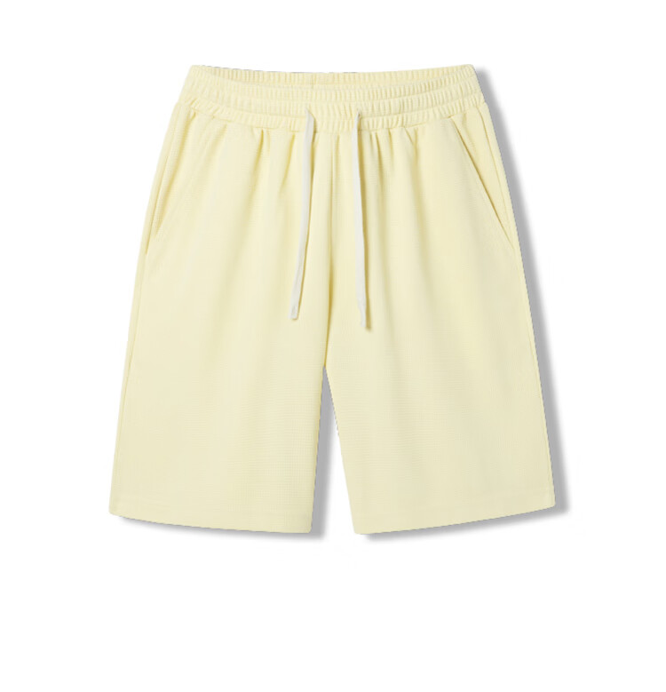 GENIOLAMODE Men's Shorts, Thin, Solid Color, Basic Loose Fit, Casual Versatile Trendy Brand, Knee-Length Shorts for Me 10