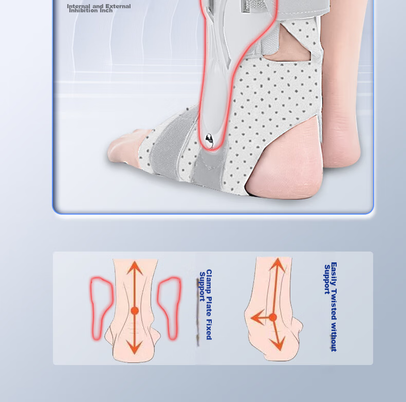 CRALVKOIN Medical Ankle Brace for Sprain Fixation, Ligament Injury Support, And Sports Ankle Sprain Hard Support 8