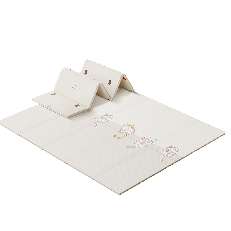 Beiboshi Babybox Crawling Mat, Infant Play Mat, Antibacterial XPE Thickened Foldable Floor Mat, 200*150*2cm