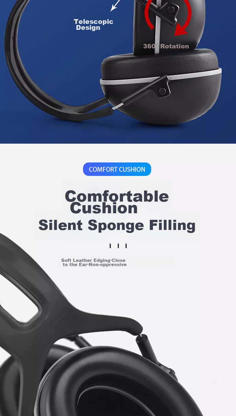 VIAN Soundproof Earplugs for Sleep, Dormitory, Factory, Professional Noise Reduction Device, Study Anti-Interference Headphones 9