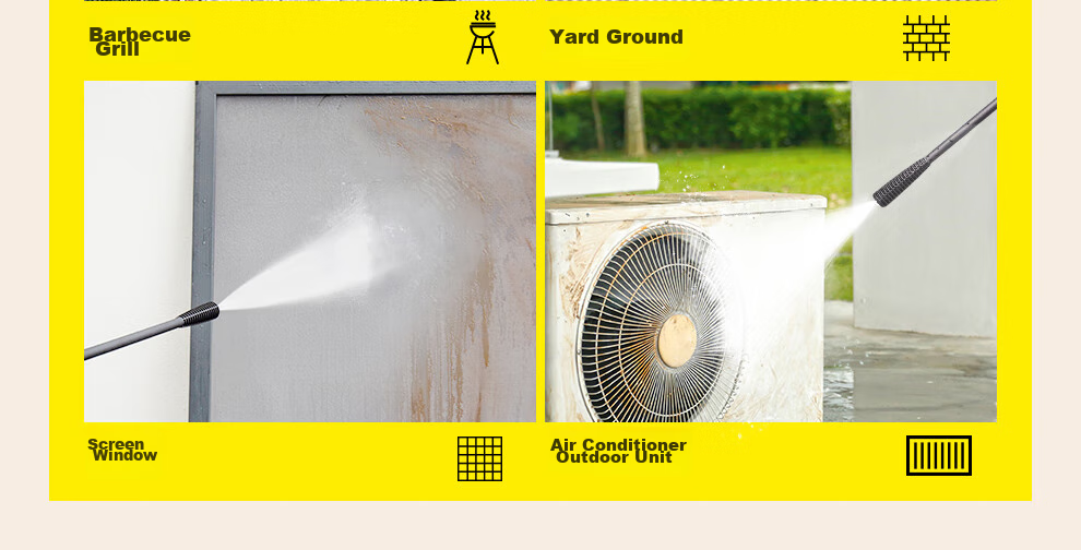 KARCHER German High-Pressure Washer, Household Car Washing Machine, Water Gun, Pump, Cleaning Machine for Floor Washing 12