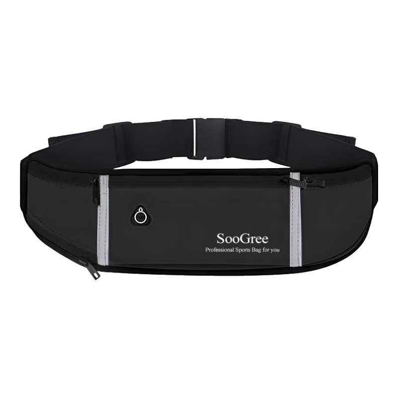 SooGree Sports Running Phone Waist Pack, Multifunctional Large Capacity Storage Bag for Men And Women, Outdoor Waterproof Adjustable Waist Belt Equipment