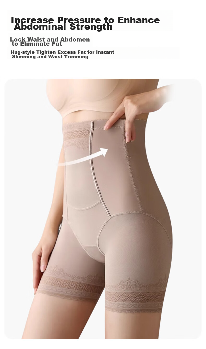 FitonTon Tummy Control Underwear for Women, Postpartum Waist Shaper, Butt Lifter, Strong Belly Slimming, Safety Shorts, Anti-Chafing, Non-Rolling Waistband 6