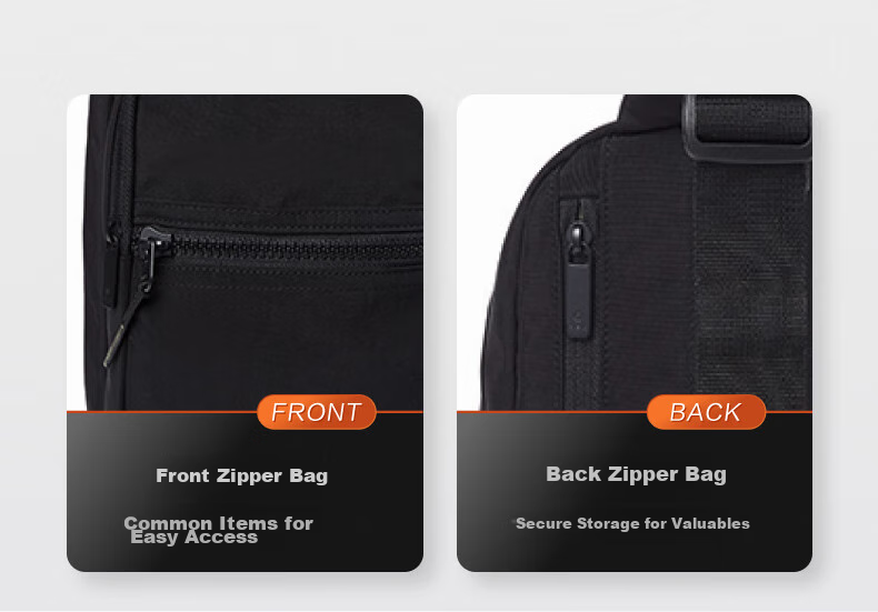 Xinxiuli Men's Chest Bag And Waist Pack, Fashionable Multifunctional Outdoor Chest Crossbody Bag, Birthday Gift, UD3*09005 Sports 6