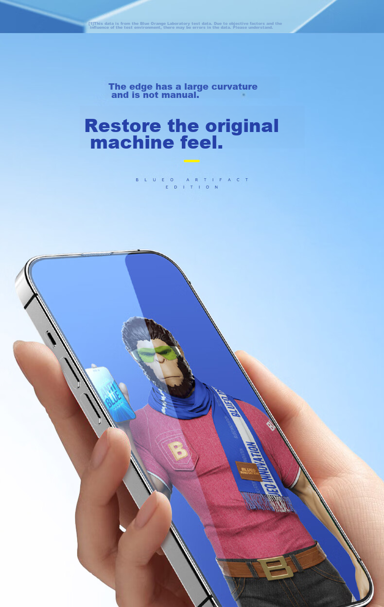 Lanxingxiansheng Tempered Glass Screen Protector for Apple IPhone 14 Plus, Anti-Blue Light IPhone 13 Pro Max Phone Film, Eye Protection Screen Protector 7