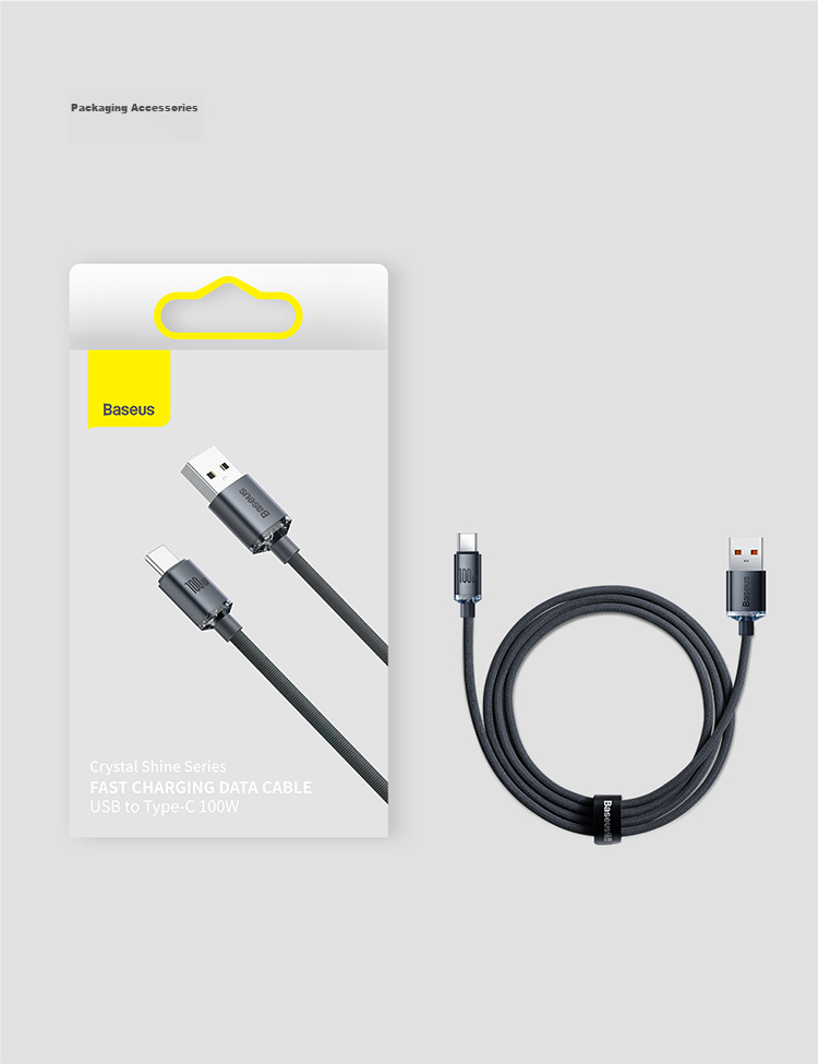 Baseus Type-C Data Cable Compatible with 66W Huawei 6A Charging Cable for Huawei Mate70Pro/P600/500 Honor 100W Super Fast Charging, 2 Meters Blue 14